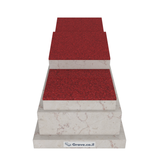 קבורת מכפלה - אבן חברון גרניט אדום